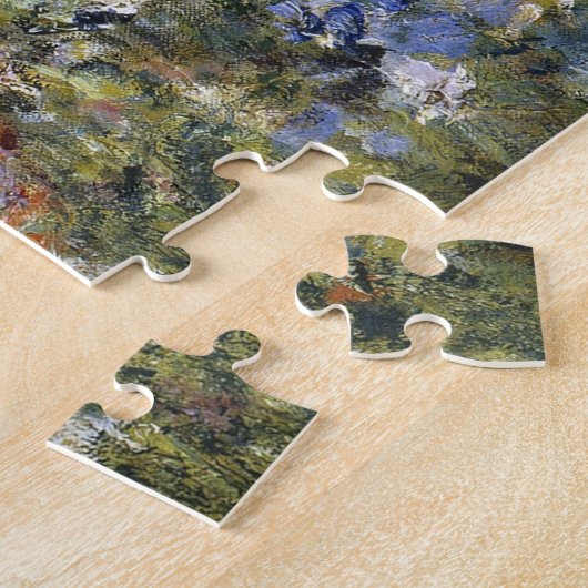 Puzzle Une femme avec un parasol dans un jardin par Augus (Côté)