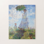 Puzzle Une femme avec un parasol par Claude Monet<br><div class="desc">Une femme avec un parasol par Claude Monet</div>