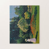 Puzzle Une femme dans un jardin, Monet (Vertical)