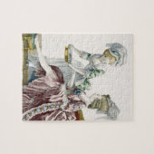 Puzzle Une femme élégante se lavant les pieds, plaquent (Horizontal)