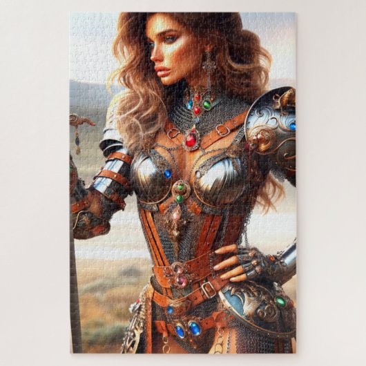 Puzzle Une femme guerrière (Vertical)