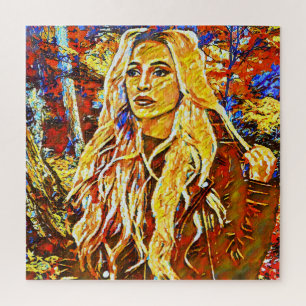 Puzzle Une Femme Marchant Dans Le Parc Art Impressionnist