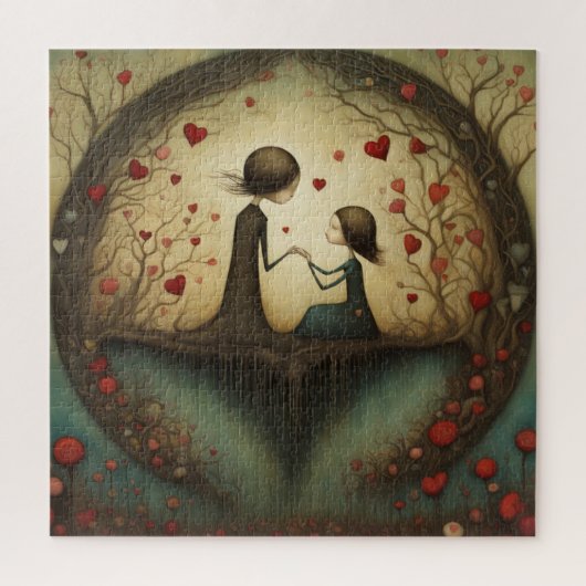 Puzzle Une Fille Amour (Vertical)