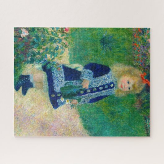 Puzzle Une fille avec une canne d'arrosage par Pierre Ren (Horizontal)