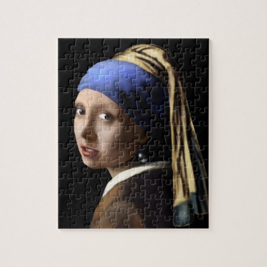 Puzzle Une fille avec une perle (Vertical)