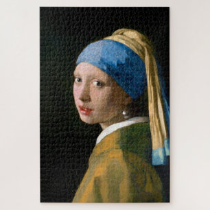 Puzzle Une fille avec une perle, Johannes Vermeer