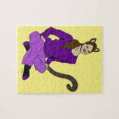 Puzzle une fille chat (Horizontal)