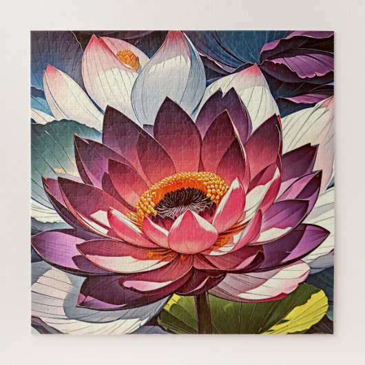 Puzzle Une fleur de lotus (Vertical)