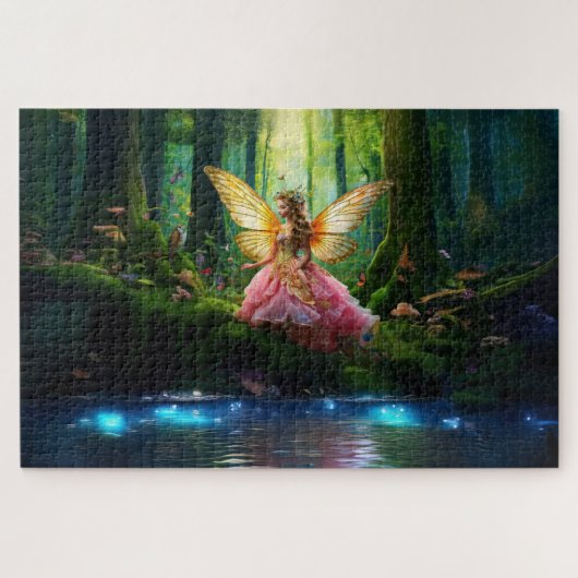 Puzzle Une forêt féerique magique (Horizontal)