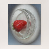 Puzzle Une fraise dans une tasse (Vertical)