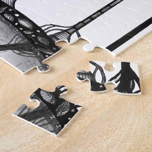 Puzzle Une girafe appelée Kennett (Côté)