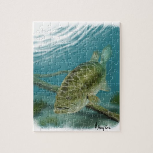 Puzzle Une grande basse de bouche (Vertical)