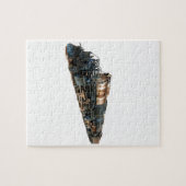 Puzzle Une grande locomotive à vapeur de garçon (Horizontal)