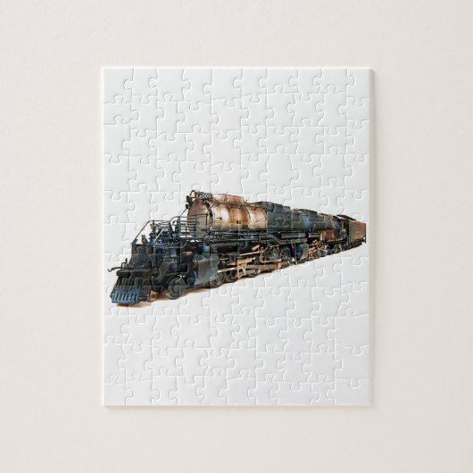 Puzzle Une grande locomotive à vapeur de garçon (Vertical)