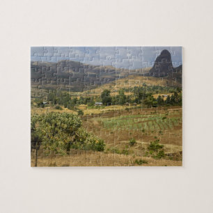 Puzzle Une grande vue panoramique d'une grande montagne r
