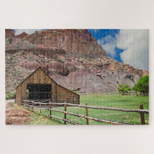 Puzzle Une grange à Capitol Reef (Horizontal)