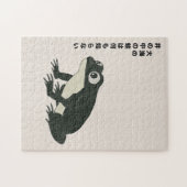 Puzzle Une grenouille dans un puits ne connaît rien de la (Horizontal)