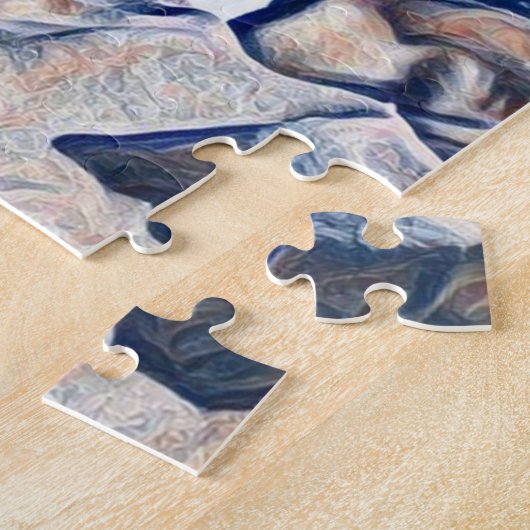 Puzzle Une île tropicale, Plage & Palmiers (Côté)