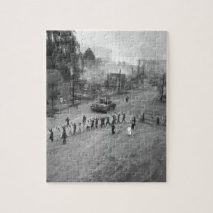 Puzzle Une image follows_War de réservoir marin des