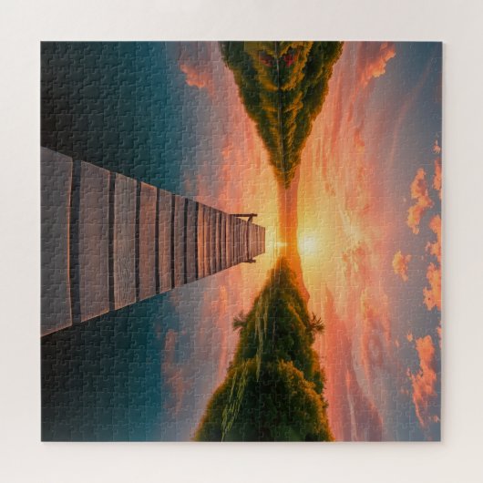 Puzzle Une jetée en bois (Horizontal)