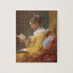 Puzzle Une lecture de jeune fille, le lecteur par J.
