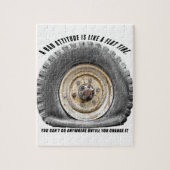 Puzzle Une Mauvaise Attitude Comme Un Pneu Plat (Vertical)