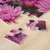 Puzzle Une mer de chrysanthèmes roses #2 (Côté)
