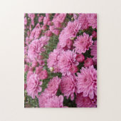 Puzzle Une mer de chrysanthèmes roses #2 (Vertical)