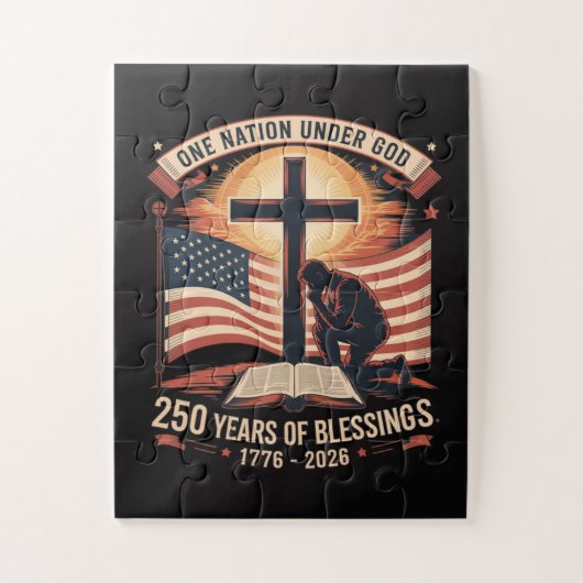 Puzzle Une nation sous Dieu 250 ans (Vertical)
