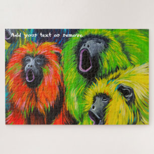 Puzzle Une peinture graphique moderne et colorée de sing