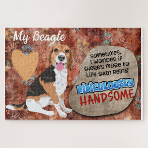 Puzzle Une pensée hilarante de votre Beagle