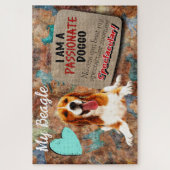 Puzzle Une pensée hilarante de votre Beagle (Vertical)