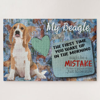 Puzzle Une pensée hilarante de votre Beagle