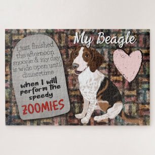 Puzzle Une pensée hilarante de votre Beagle