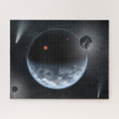 Puzzle Une Planète Comme La Terre Avec Des Océans Qui Rev (Horizontal)