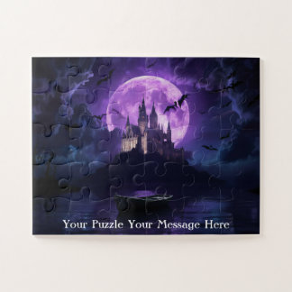 Puzzle Une pleine lune lumineuse de chauves-souris