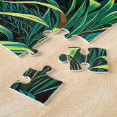 Puzzle Une promenade en bois sinueuse (Côté)