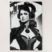 Puzzle Une rétro en cyberpunk en musique (Vertical)