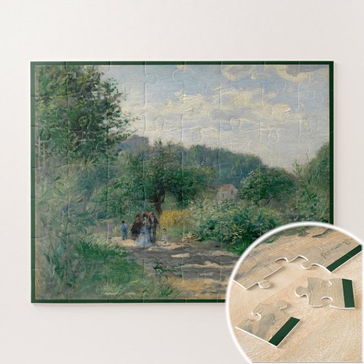 Puzzle Une route à Louveciennes par Auguste Renoir
