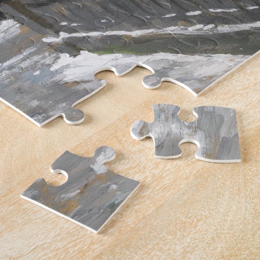 Puzzle Une rue d'hiver | Paul Fischer (Côté)