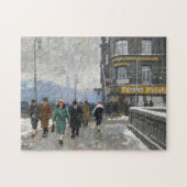 Puzzle Une rue d'hiver | Paul Fischer (Horizontal)