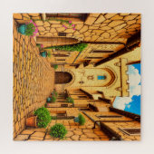 Puzzle Une rue pavée pittoresque (Horizontal)