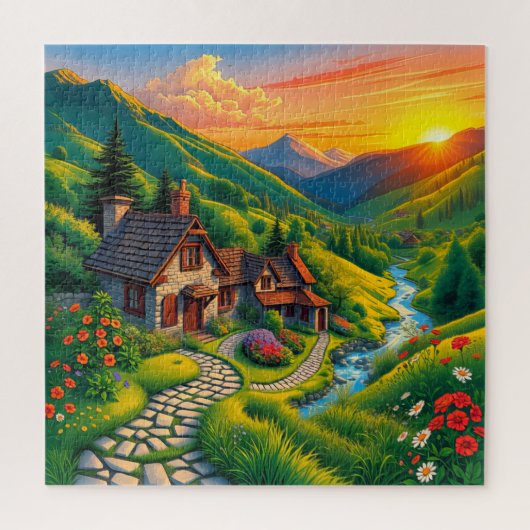 Puzzle Une scène champêtre (Vertical)
