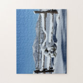 Puzzle Une Scène De Neige D'Hiver Dans Le Nord De L'Arizo (Vertical)