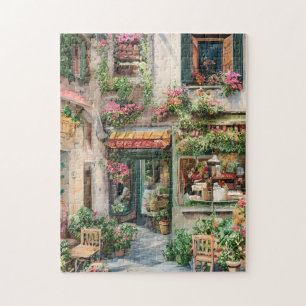 Puzzle Une scène de rue italienne Série de conception d'é