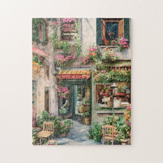 Puzzle Une scène de rue italienne Série de conception d'é (Vertical)
