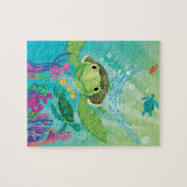 Puzzle Une Secourt de tortue de mer (Horizontal)