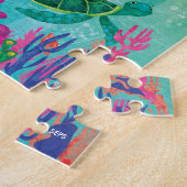 Puzzle Une Secourt de tortue de mer (Côté)