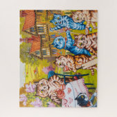 Puzzle Une soirée thé d'été par Louis Wain (Vertical)