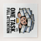 Puzzle Une tâche. Pleine attention (Horizontal)